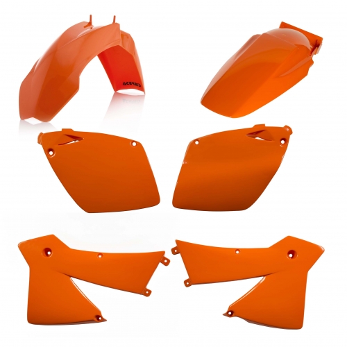 KIT PLÁSTICOS STANDART ACERBIS KTM EXC-F 2003 LARANJA